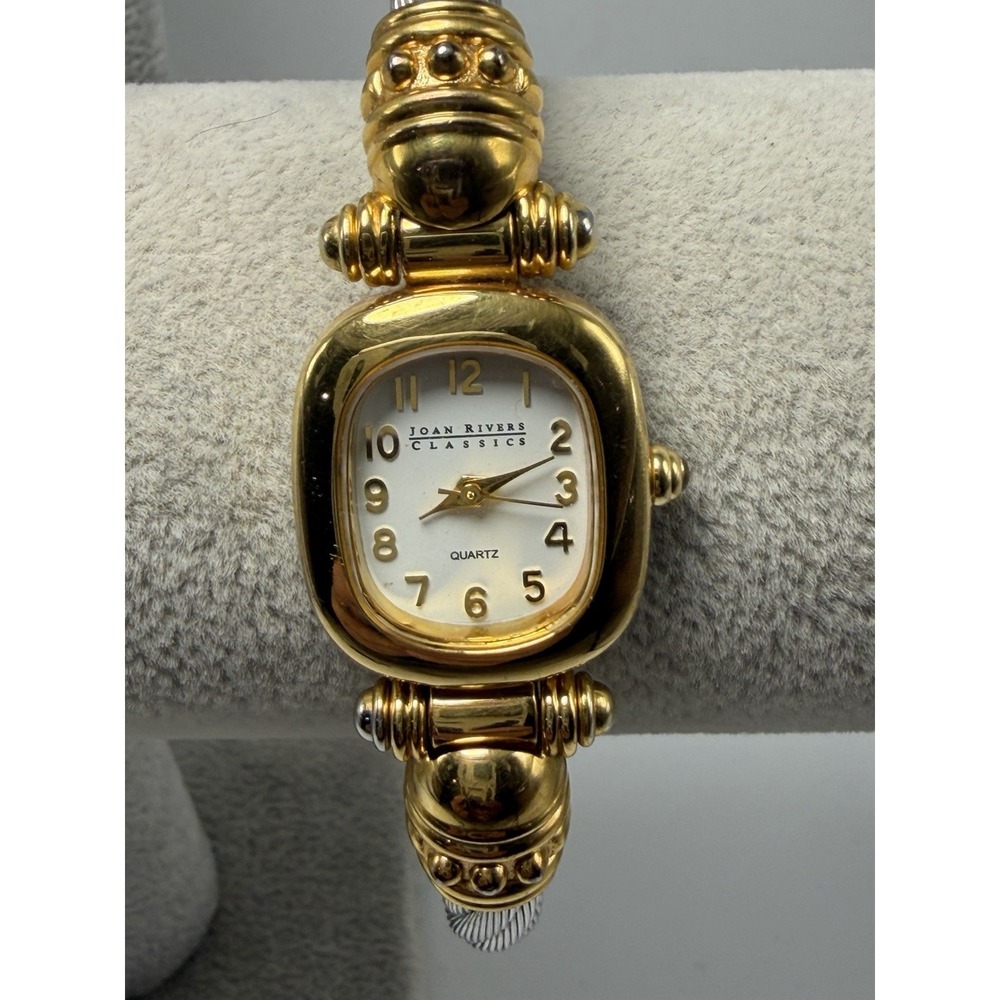 Joan Rivers Classics New Battery Ladies Cuff Watch Do It Now 22MM 6"